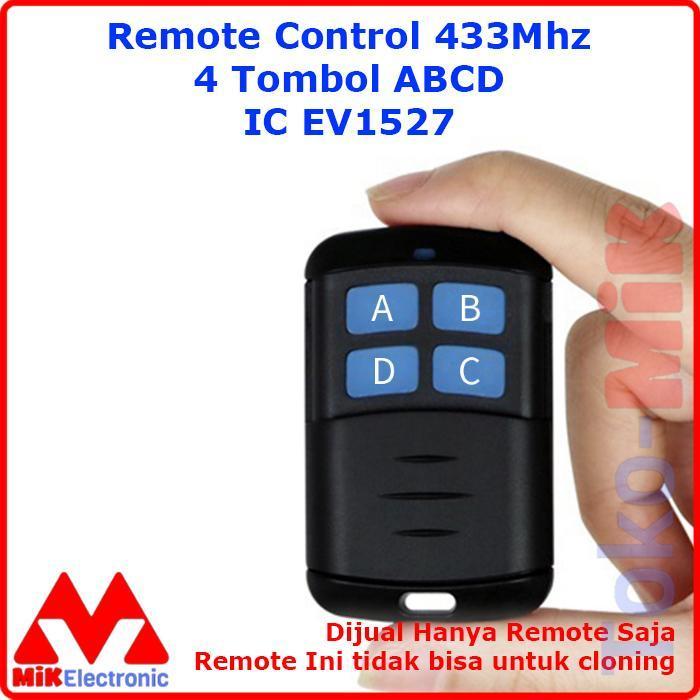 Remote Control 433 MHz 433MHz Wireless 4 Tombol 4 ch Remot