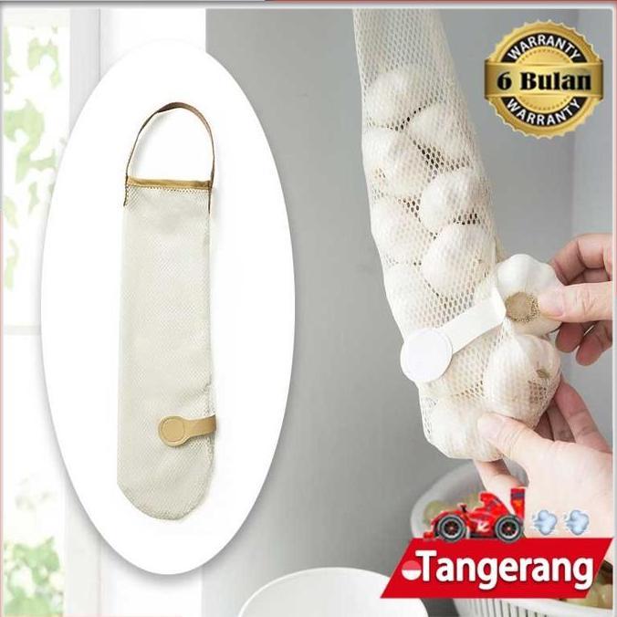 MRIKI Jaring Bawang / Jaring Bawang Merah / Tas Jaring Kantong Buah Bawang Sayuran