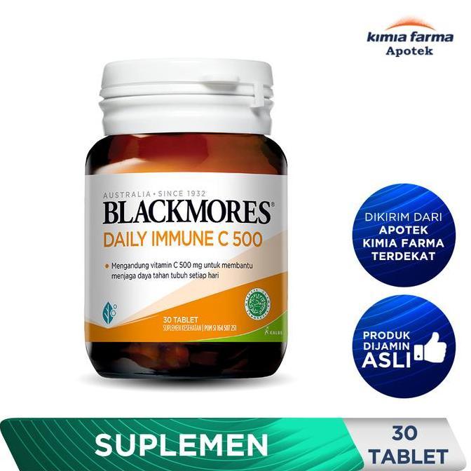 Haarvitamine- Blackmores Daily Immune C 500 30 Tablet / Vitamin C / Kimia Farma