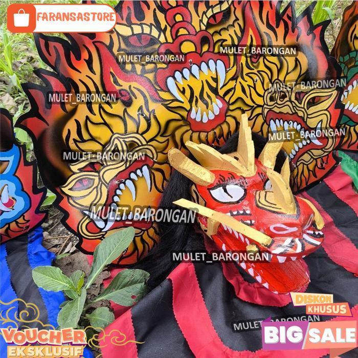 Barongan Telon Kayu Pentas Free Sungut Dan Kemul