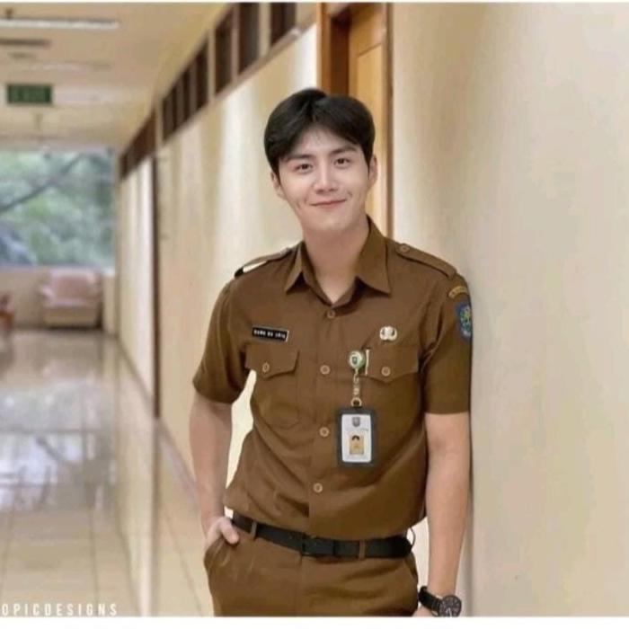 Promo Setelan Seragam Pns Pria | Seragam Kerja Pemda Guru | Seragam Asn Cowok Celana Rok Toyobo / Dr