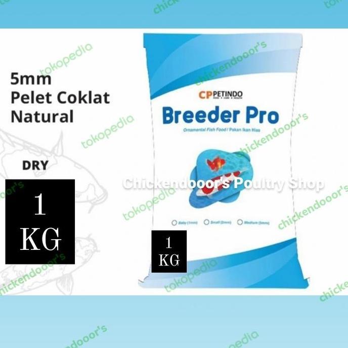 Grosir Pakan Koi Cp Breeder Pro 5Mm Size M 5 Mmkemasan Repack 1Kg Pelet Ikan Koi Mengandung Spirulin