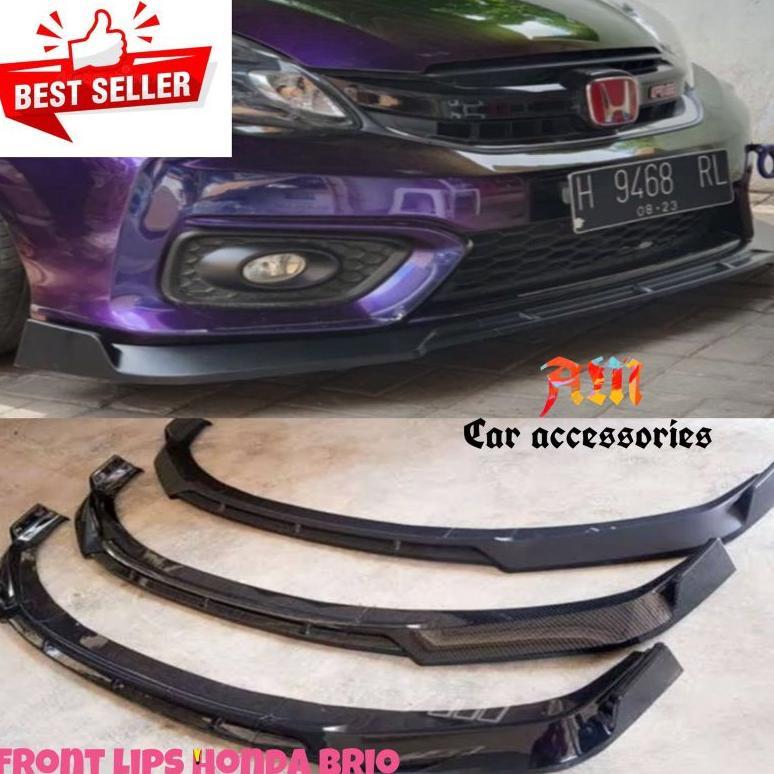 (Garansi 100% presisi) Lips brio Winglet bemper Depan Brio old lama dan all new baru 2016 - 2024
