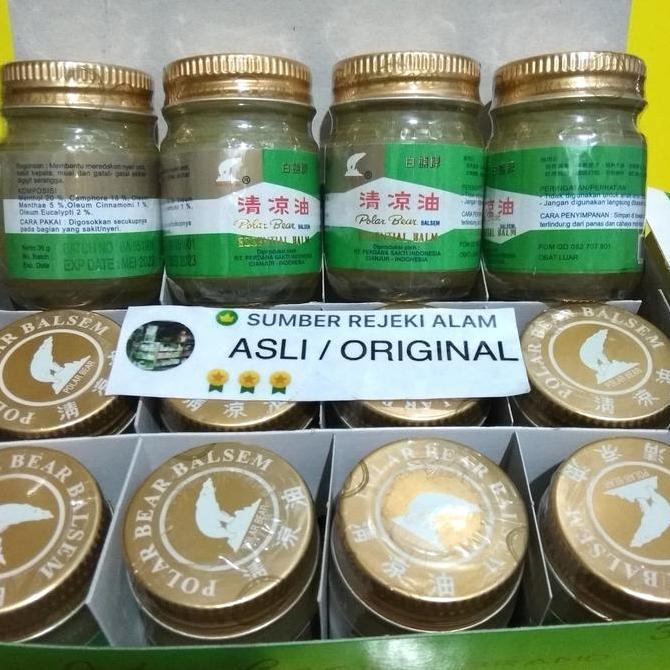 Knochen- Polar Bear Essential Balm / Balsem Polar Bear / Balsem Cap Beruang