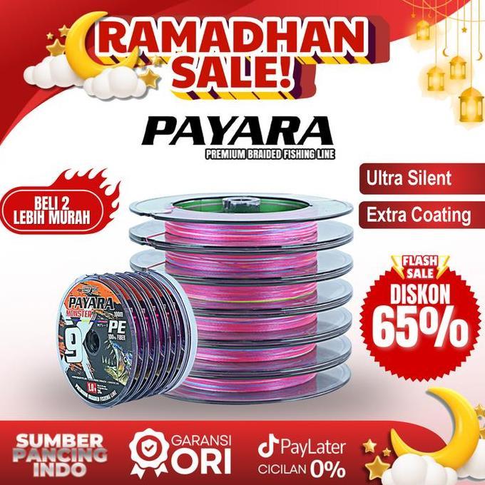 Grosir Hammer Head Senar Pancing Payara Monster X9 Multi Color 100% Pe Fiber Connecting Cocok Untuk 