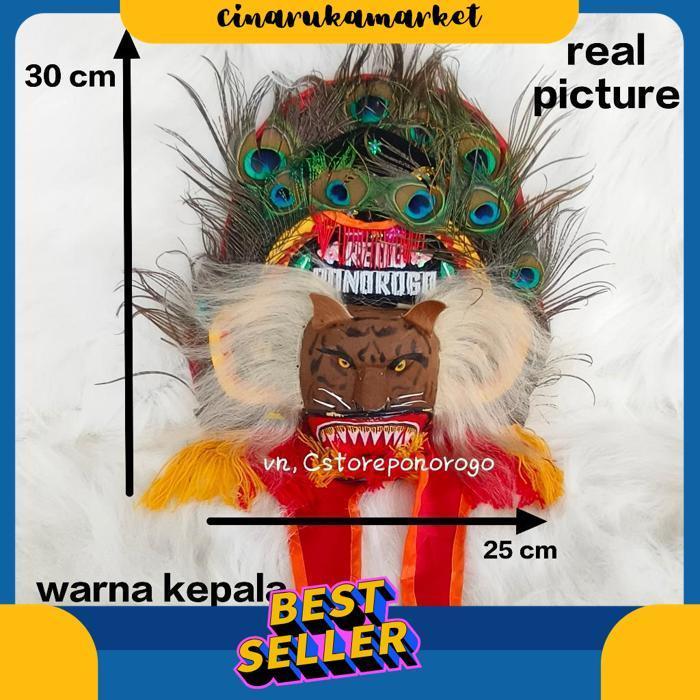 Reog Asli 30 Cm / Reog Anak / Reog Asli / Reog Ponorogo / Reog / Ponorogo / Barongan / Devil / Ganon