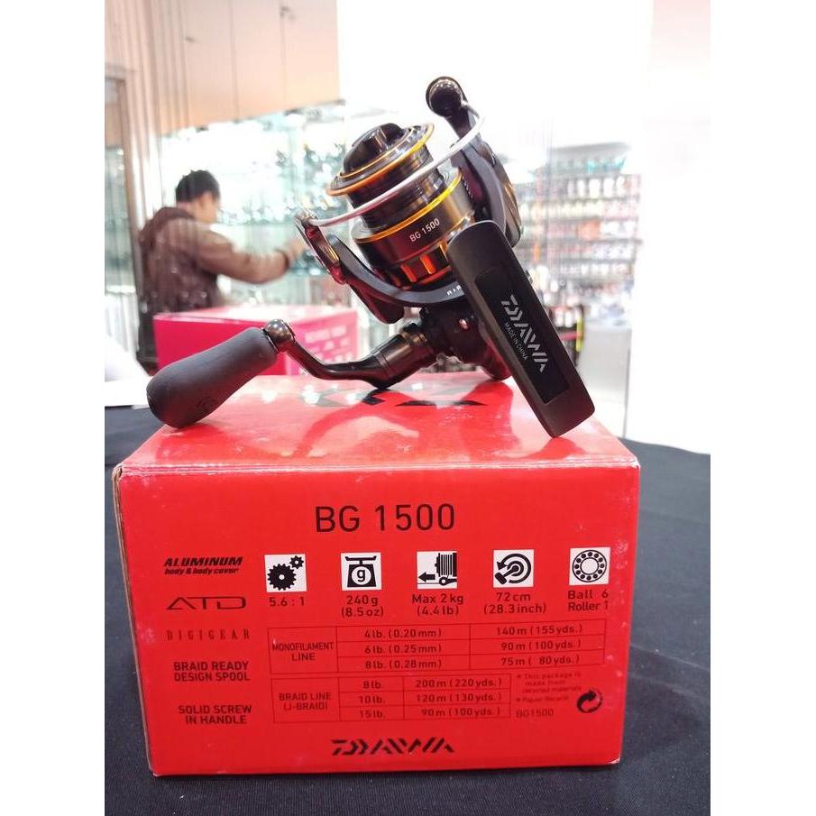 Grosir Reel Spinning Daiwa Bg 1500 Indonesia Memancing