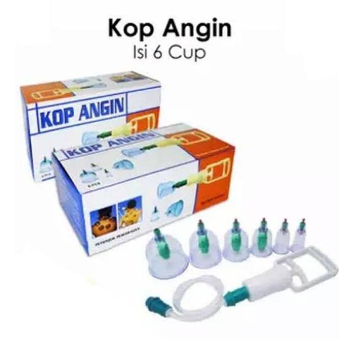 Medizin- Set Alat Bekam Kop Angin 6 Cup Untuk Seluruh Kesehatan Canduk  Bekam Cupping  Set Alat  Kop