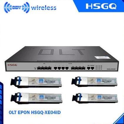 Grosir Paket Olt Hsgq Epon Xe04Id  + Sfp Px20+++ 9Db