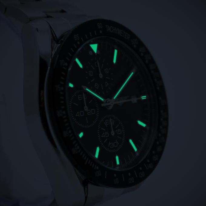Frau- Pad Hener Turquoise Jam Tangan Unisex Stainless Steel Original Water Resistant Rantai Mewah Bi