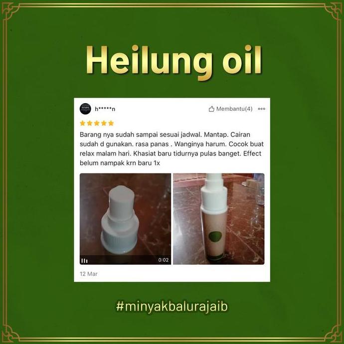 Medizin- Heilung Oil Kemasan Pump 50 Ml - Minyak Balur