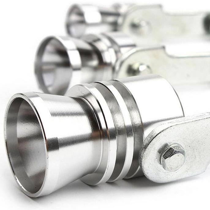 Knalpot Mobil Turbo / Tambahan Suara Turbo / Suara Mobil Balap Silver
