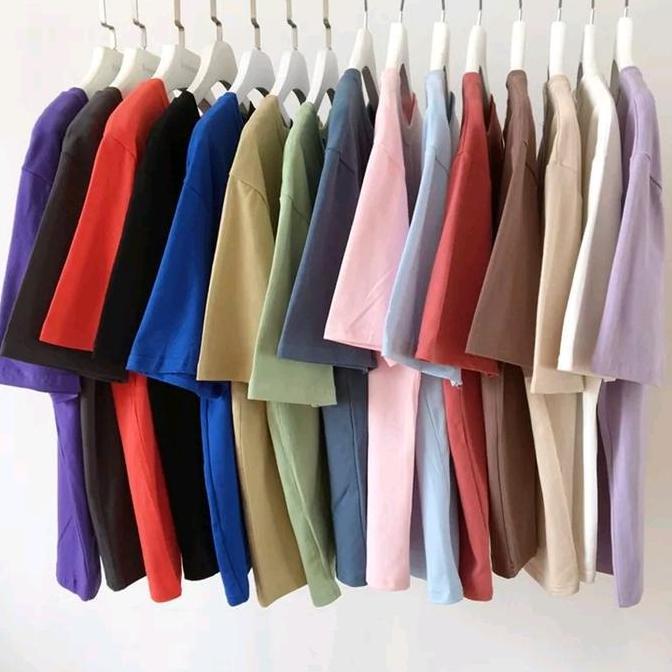 Vorgese- Kaos Polos Jumbo Big Size Lengan Pendek Leher O-Neck Premium 30S Pria Baju Fit Lembut Nyama