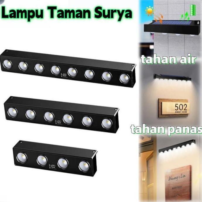 Sale Lampu Surya 4/6/8Led Waterproof Lampu Taman Tenaga Surya Cob Sensor Light Anti Air Lampu Dindin