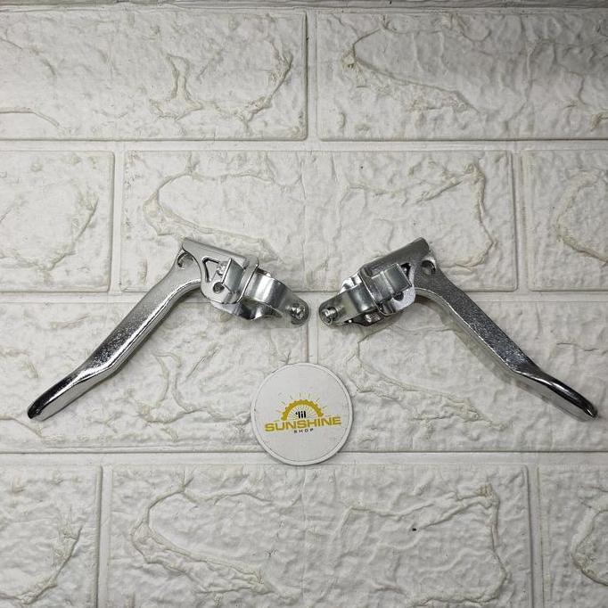 Handle Rem Brake Lever Sepeda Mini Jengki Jadul Vintage Besi Chrome Tebal Outdoor