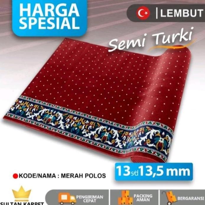 KARPET MASJID YAZID / TEBAL 13mm / KARPET METERAN / SAJADAH MASJID SEMI TURKI