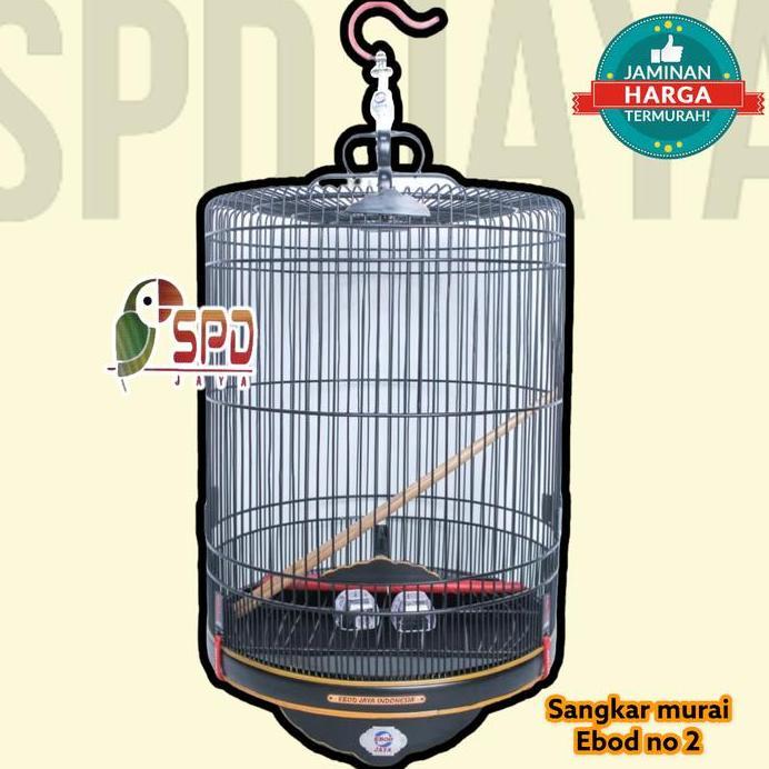 Sangkar kandang murai ebod bambu klasik no 2