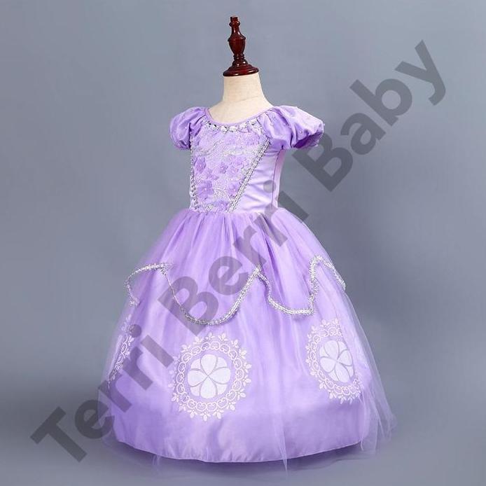 kostum sofia the first sofia dress / gaun sofia the first costume anak