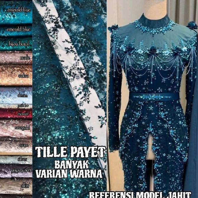 kain tile bahan kebaya wisuda kain tile bahan kebaya modern tile bordir tile akar tile mutiara tile 