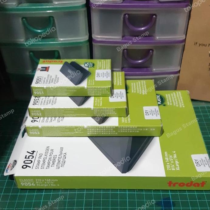 Bak Stempel Jumbo Trodat 9054 / Stamp Pad Trodat bisa untuk Kertas Plastik