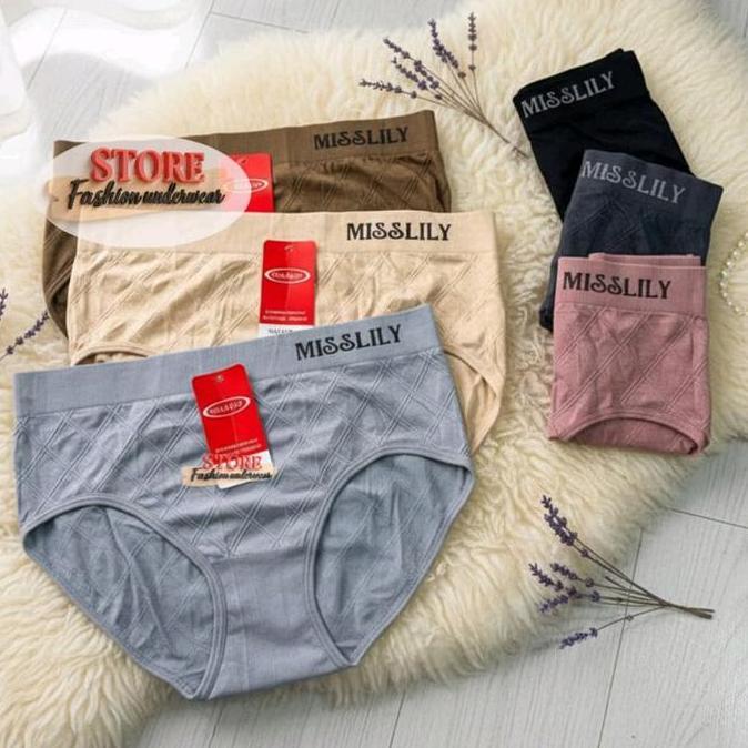MISSLILY PROMO CD RAJUT MISSLILY Celana Dalam Wanita Nyaman Dewasa Midi Bahan Rajut Model Segitiga P