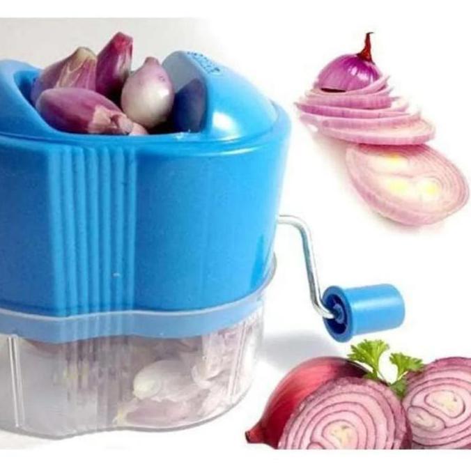 Alat Perajang Bawang Bawang Merah Manual Onion Slicer Praktis