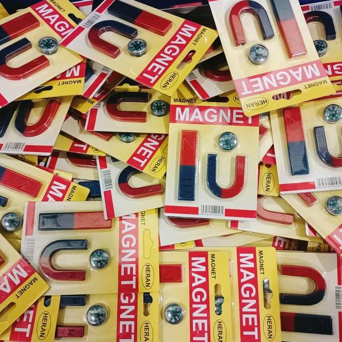 MAGNET I DAN U , MAGNET SEKOLAH, MAGNET PRAKTEK, MAGNET BIRU MERAH
