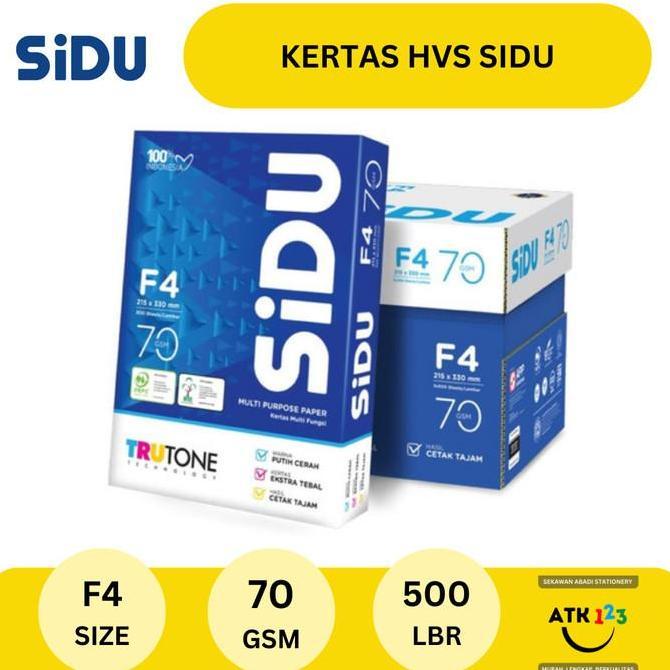 Kertas HVS F4 70 gram Sinar Dunia (SIDU)