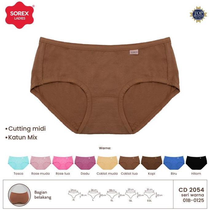 Sorex CD Basic Midi Wanita Katun Mix CD 2054