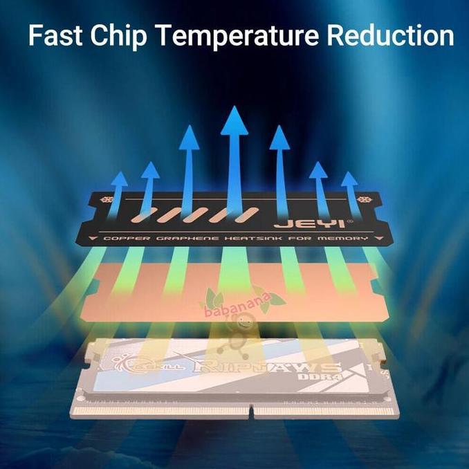 Component- Heatsink Ram Sodimm Laptop Cooler Memory Ddr 1 2 3 4 5 Copper Graphene