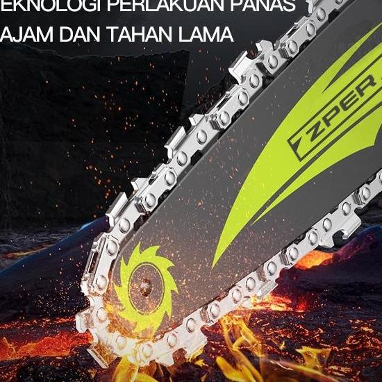 Codzper Mesin Chainsaw Cordless Chainsaw Gergaji Gergaji Rantai Elektrik Mini Gergaji Listrik Zp012 