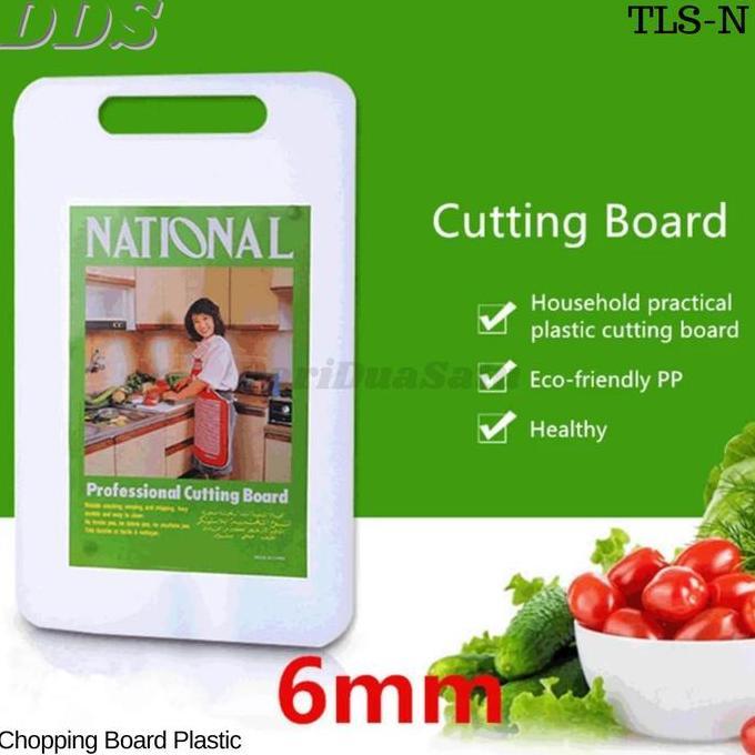 Cucina- Talenan Plastik Tebal Chopping Board White Ketebalan 6, 8, 10 Mm