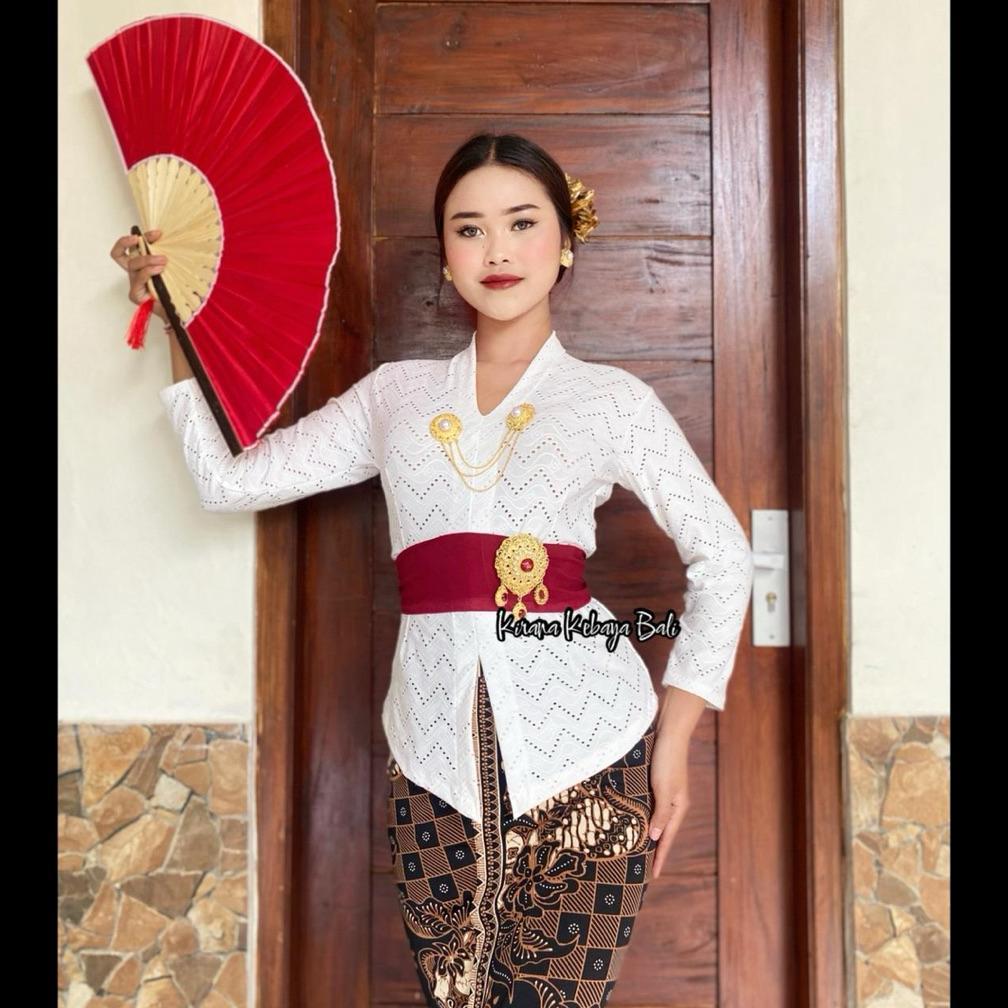 BIOTECHBOX KEBAYA BALI IVORY STRAIT KARTINI LENGAN PANJANG SALE