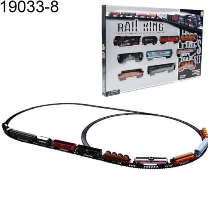 Mainan anak track kereta api railking raill king series jumbo  Toys Miniatur