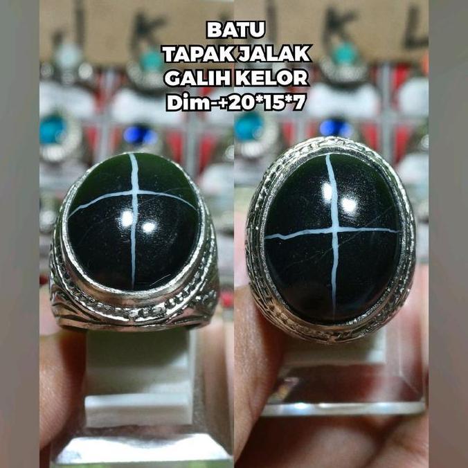 BATU CINCIN GALIH KELOR TAPAK JALAK CINCIN TERBUAT DARI ALPAKA Rings
