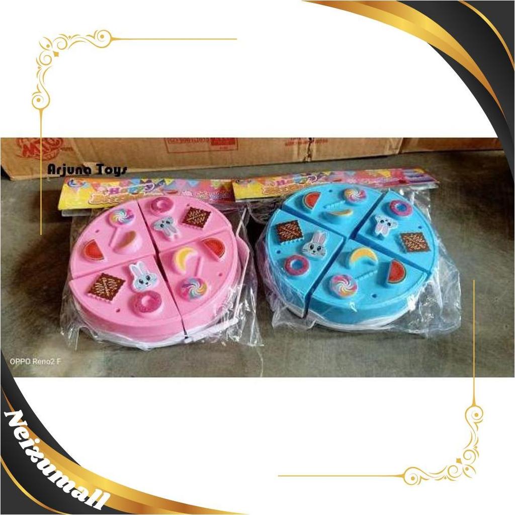 Mainan kue tart ulang tahun  mainan kue potong ulang tahun AT Terbaru