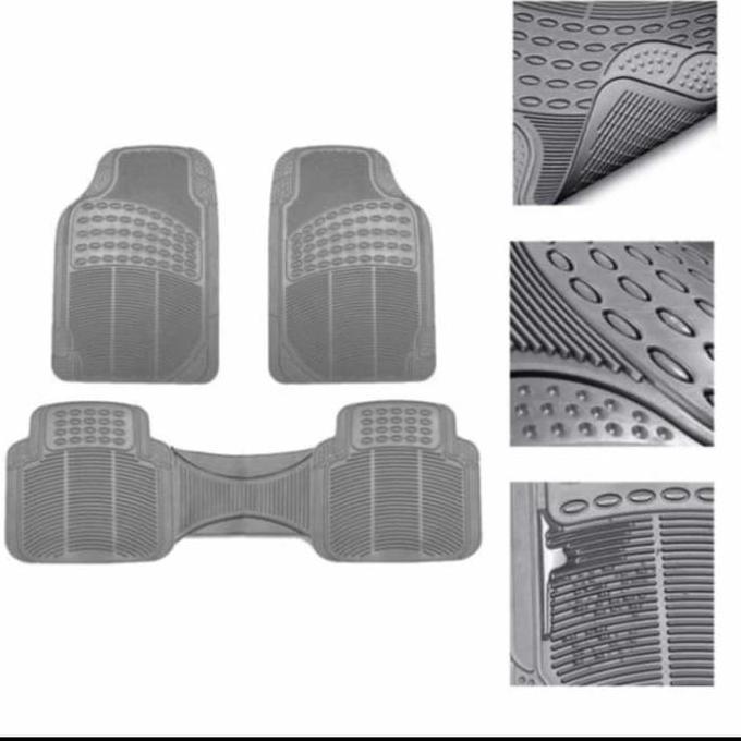 Karpet Karet 3 Potong 2 Baris Mobil Toyota Vios Gen 2