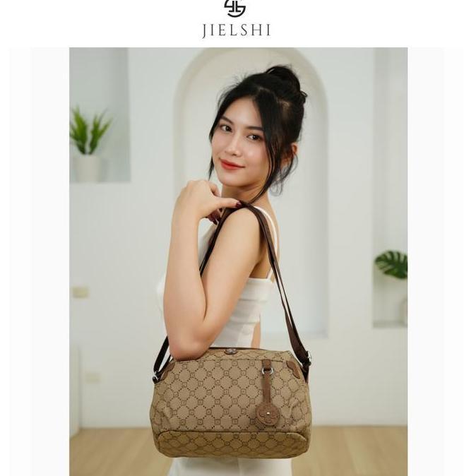 Baggu- Jielshi Zaina 2626#Jly Tas Selempang Wanita - Slingbag Cewek Terbaru Simple Pu Leather Bisa C
