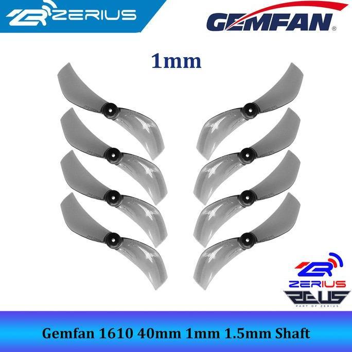 Gemfan 1610 40mm 1mm 1.5mm Shaft Propeller