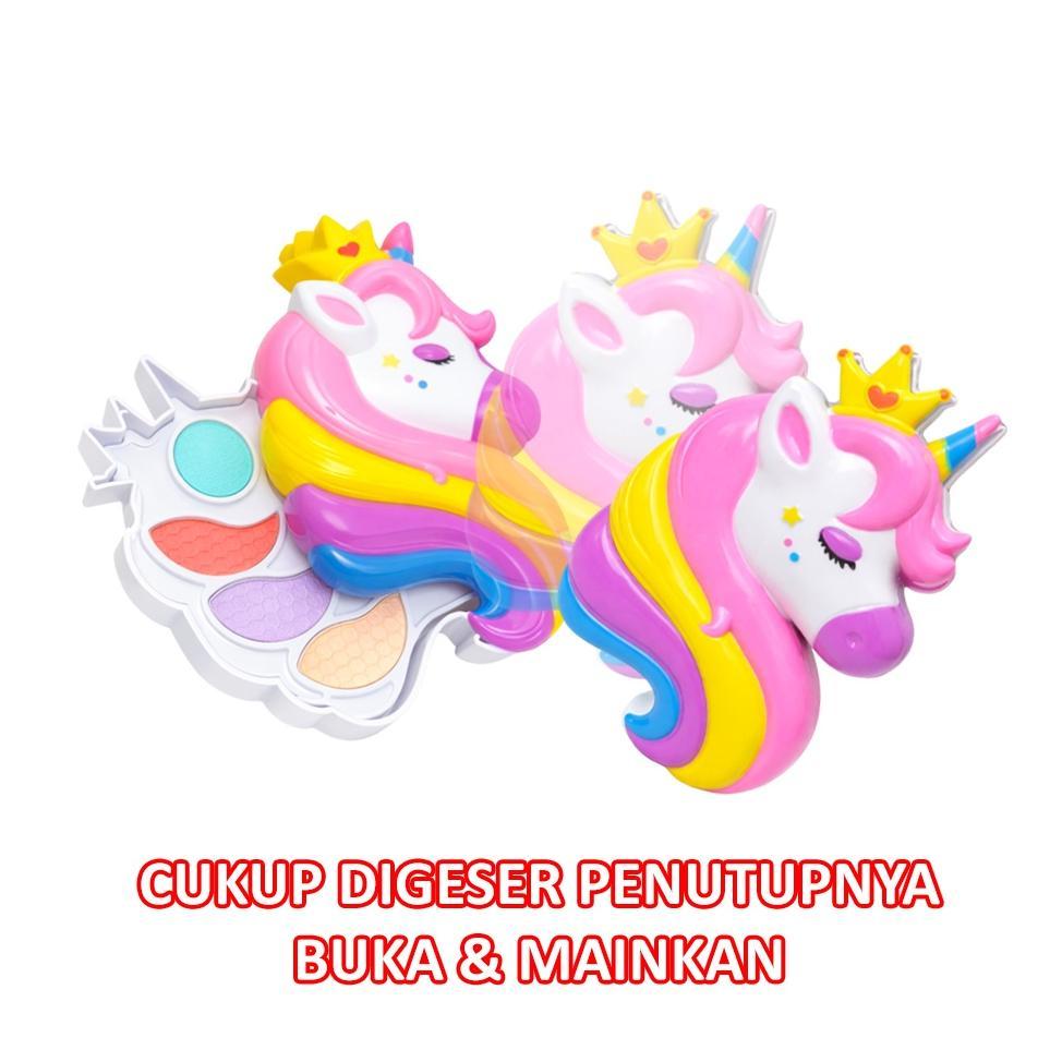 Promo Mainan Anak Xts-0032 Unicorn Beauty Story Mainan Makeup Salon Unicorn Kecantikan Anak Fashion 