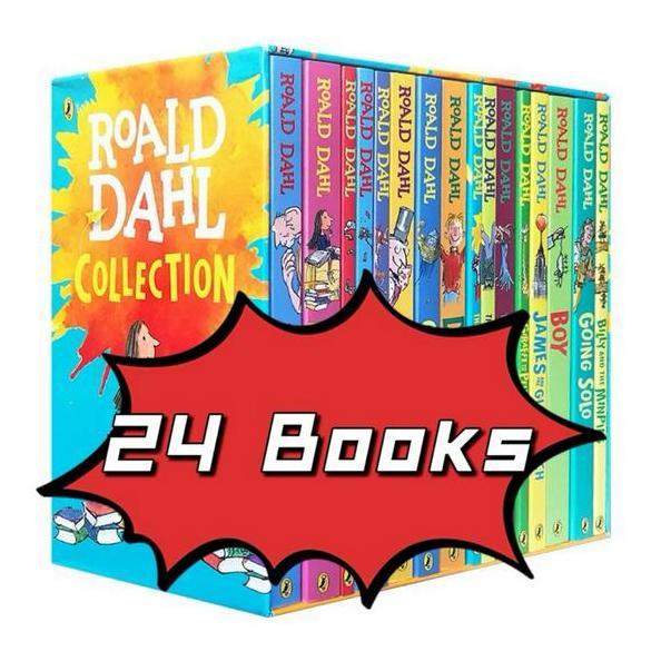 New Koleksi Terlengkap Roald Dahl Collection 24 Books Buku Impor Anak English Imported Book