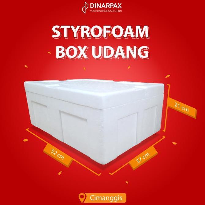 Box Udang DPR / Styrofoam Box Dinar / Storage box bintang murah
