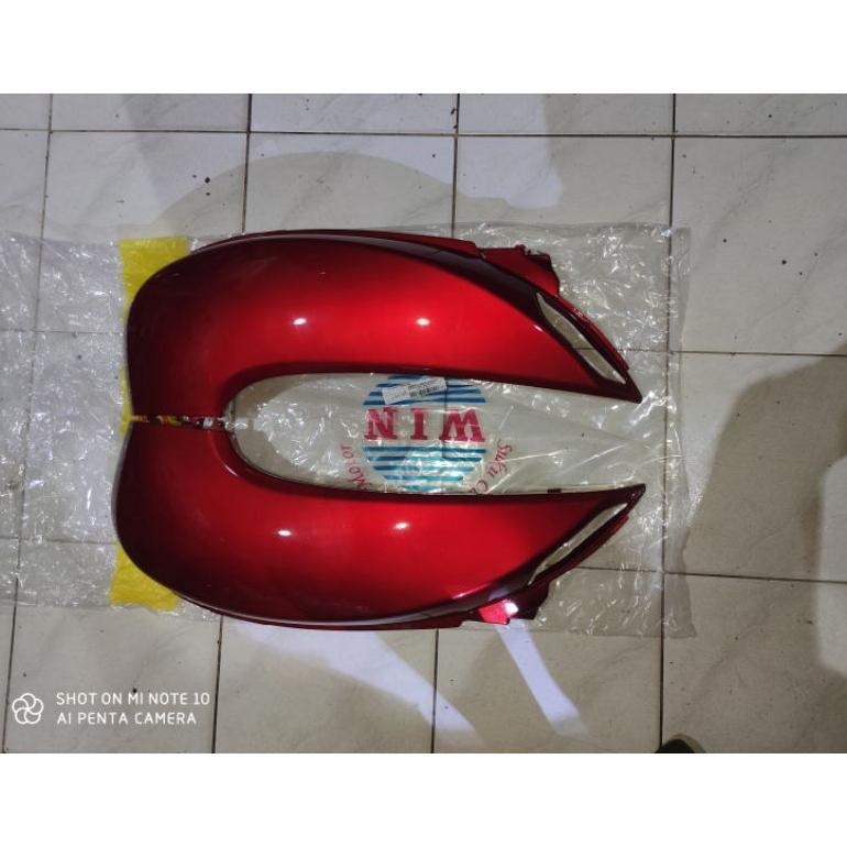 CUCI GUDANG Cover Body Kanan Kiri Scoopy FI Tahun 2013-2016 Merah Maroon Kualitas Original **