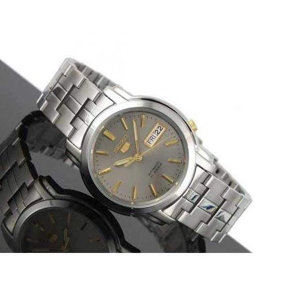 Seiko 5 Automatic Jam Tangan Pria Rantai Silver SNKK67K1 Original