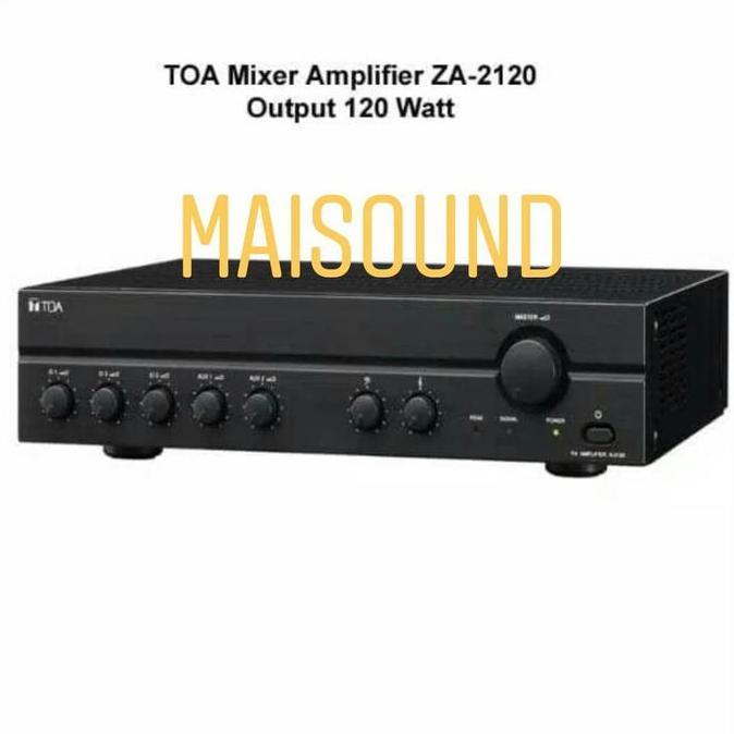 Rwd- Amplifier Toa Za-2120 / Za2120 / Za 2120 Ampli 120 Watt