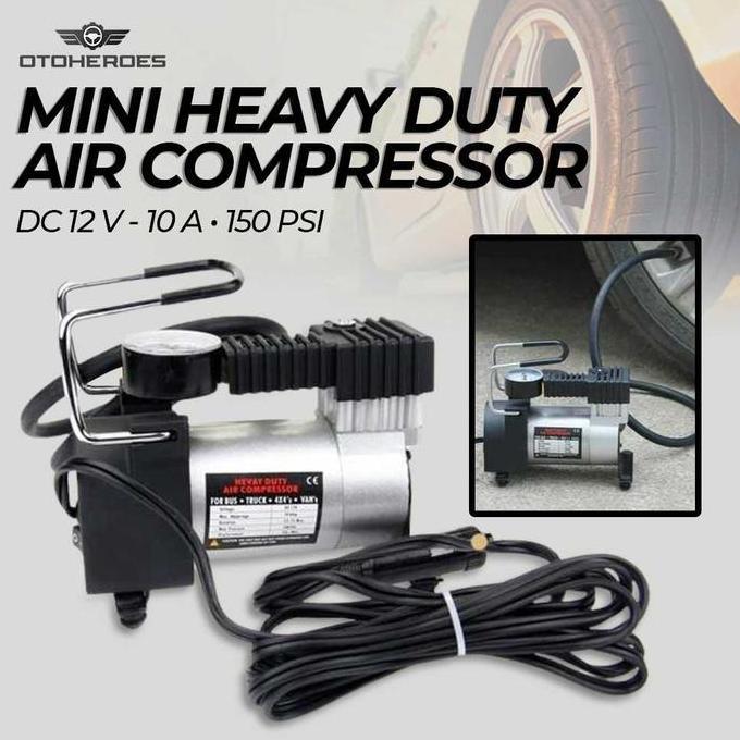 Pompa Angin Elektrik Kompresor Mobil Portable