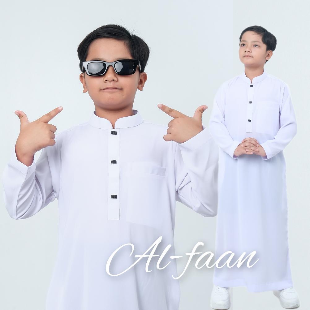 TERMURAH Jubah anak pria jubah remaja gamis anak jubah muslim pria panjang hitam katun robes