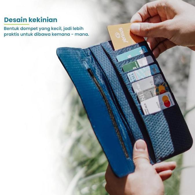 Dompet Minimalis Torch Dompet Panjang Kartu Atm Stnk Pria Wanita - Long Wallet Oder