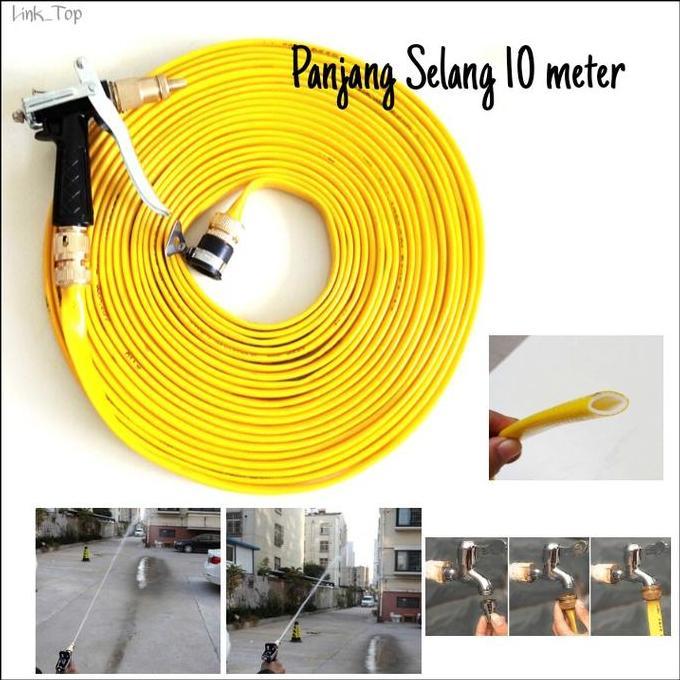 Semprotan Cuci Mobil Motor Plus Selang - Semprotan Air Cuci Motor