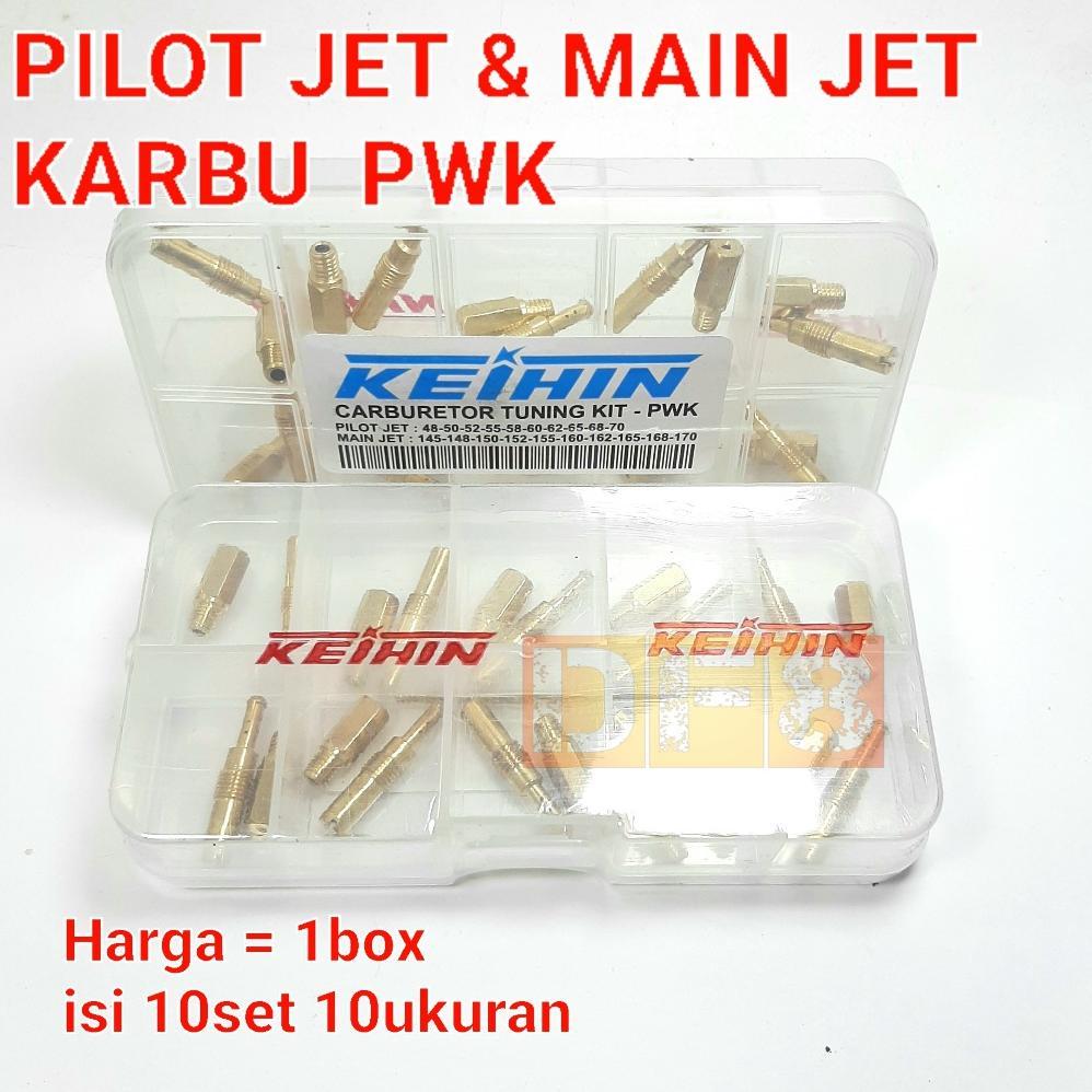 KAVELLEWORKS PILOT JET MAIN JET SPUYER KARBURATOR PWK SET TUNING PER BOX PWL VESPA 2TAK TIGER GL PRO